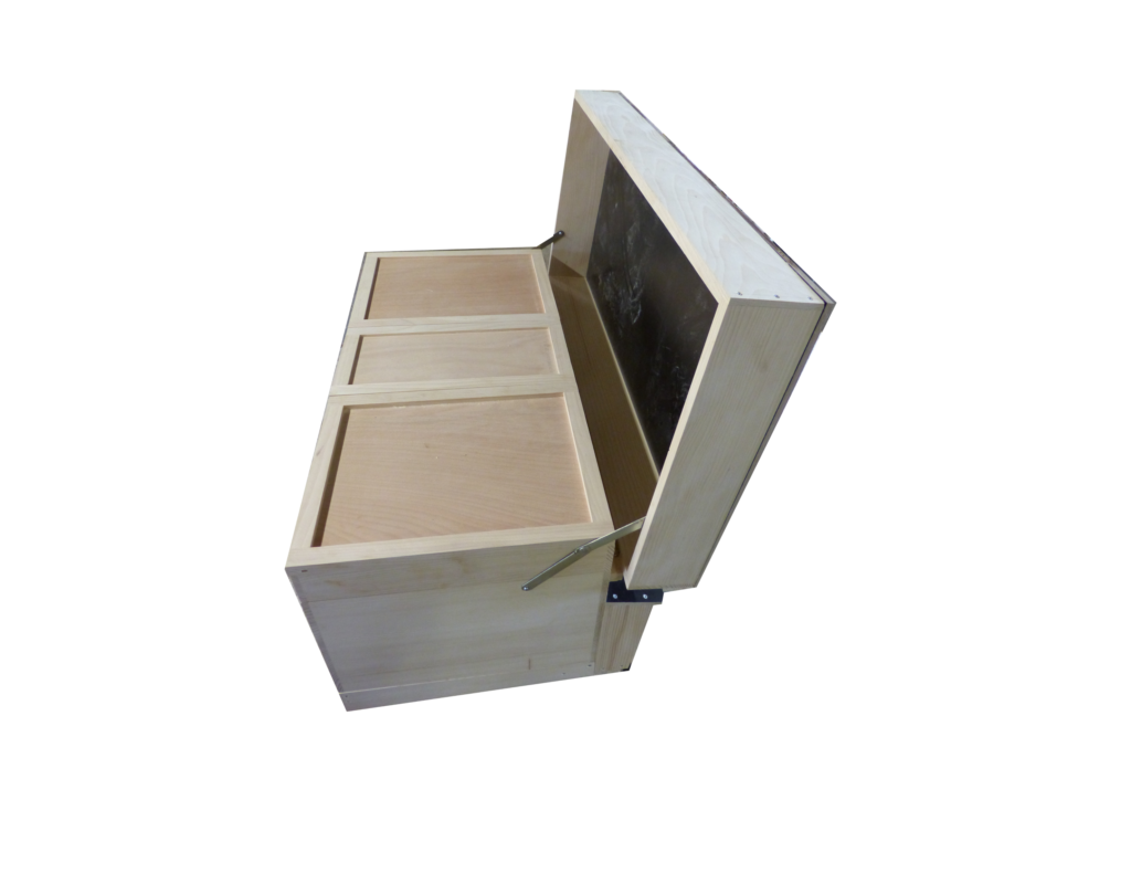 RUCHE D'ELEVAGE DADANT 3 COMPARTIMENTS - Ruches Créabois